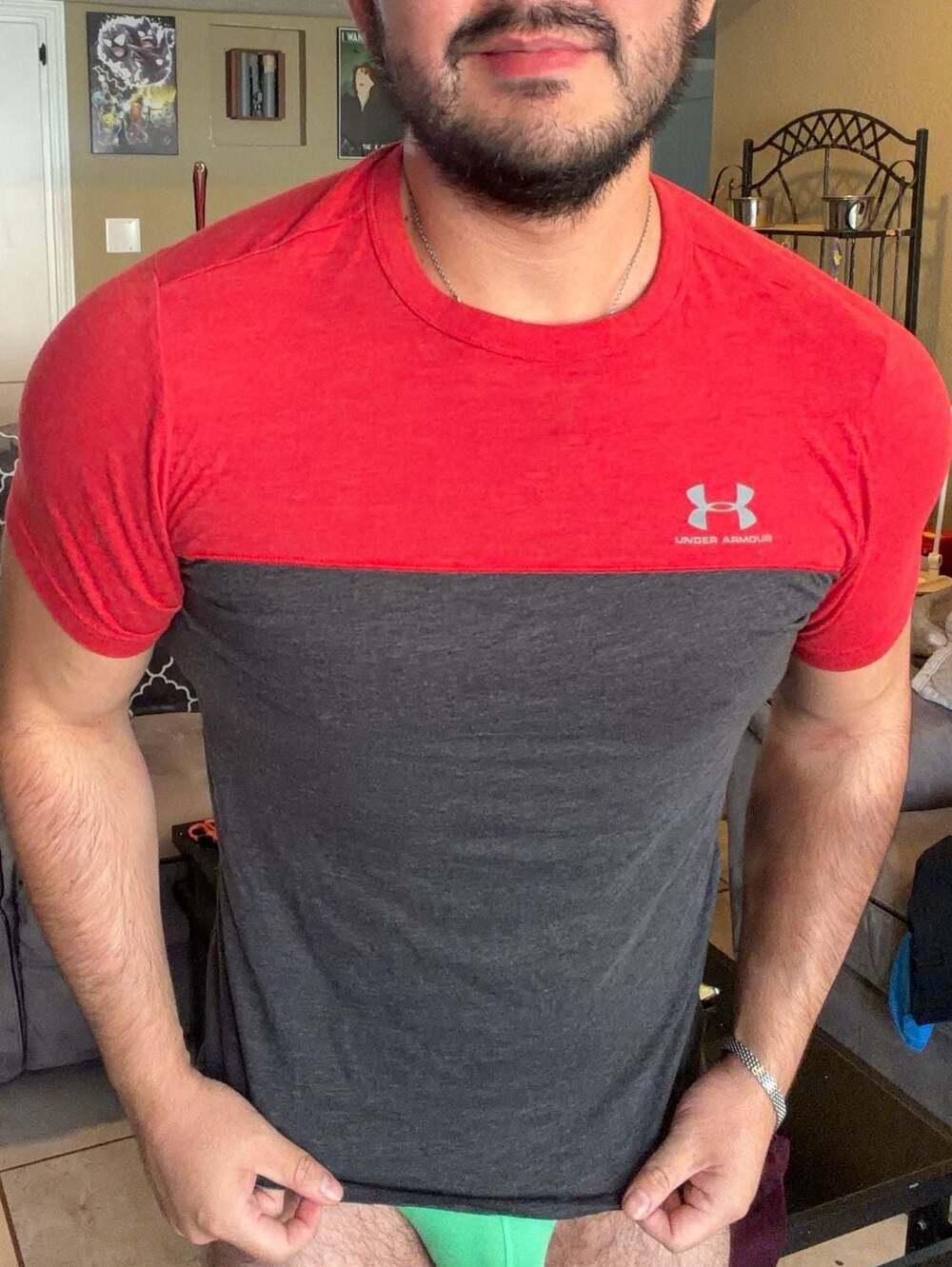 Under Armour Men's HeatGear Tech Utility Colorblock Short Sleeve T-Shirt